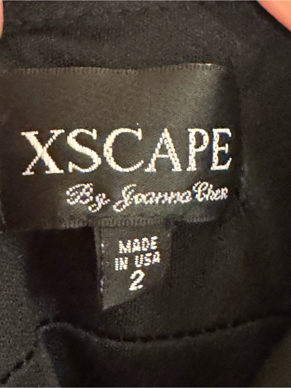 XSCAPE Little Black cocktail dress // 2 - Picture 3 of 4
